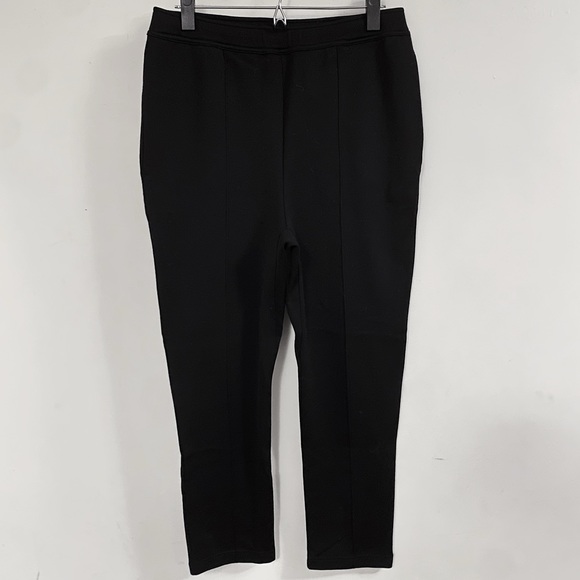 Prada Black Virgin Wool Knit Tapered Slim Fit Sweatpants Joggers S Italy